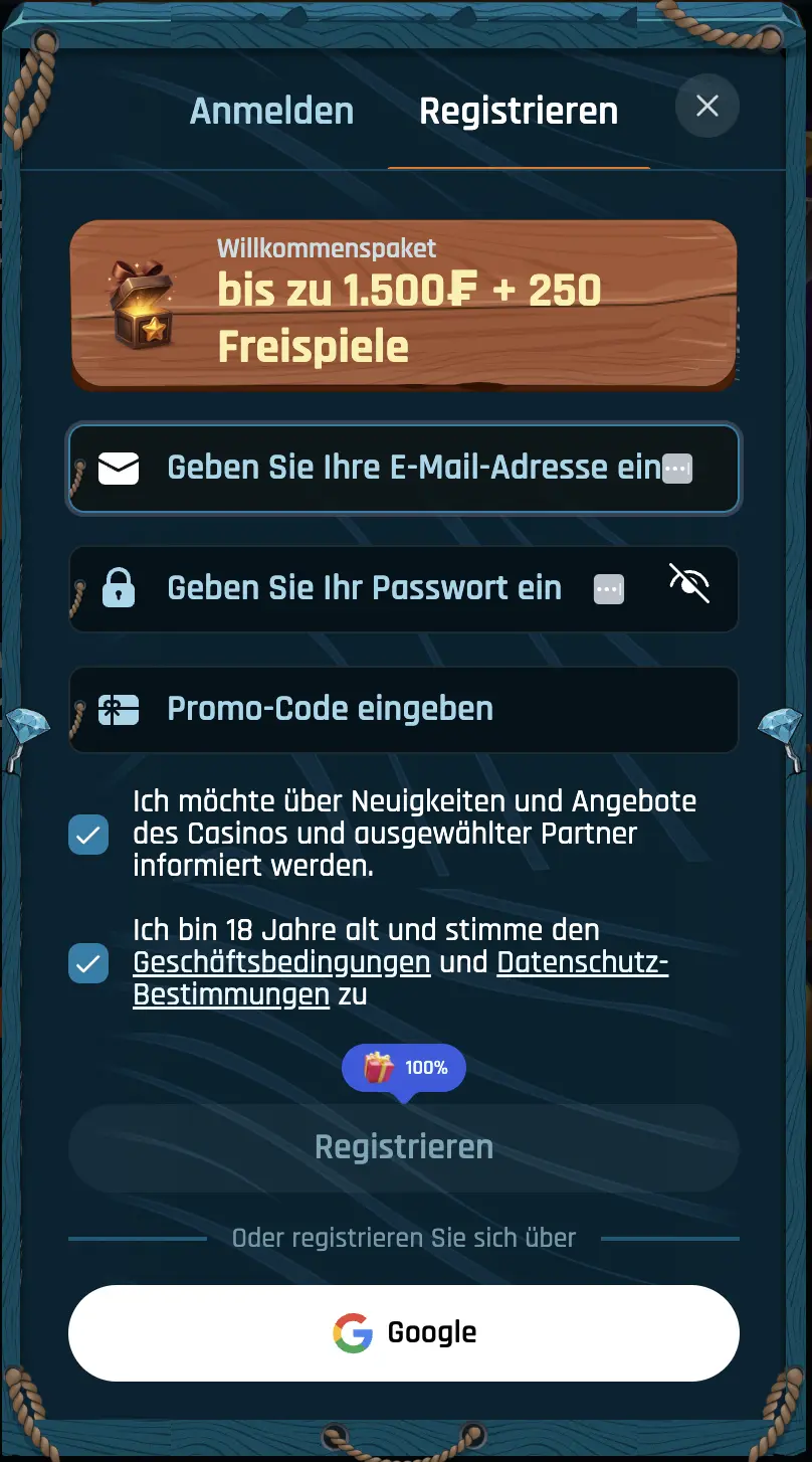 RingoSpin registriert